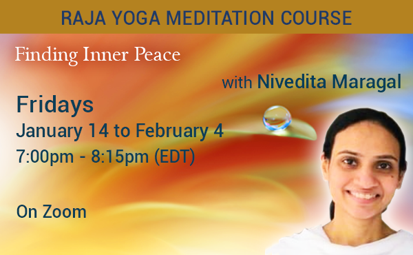 Ad for Raja Yoga Meditation Course