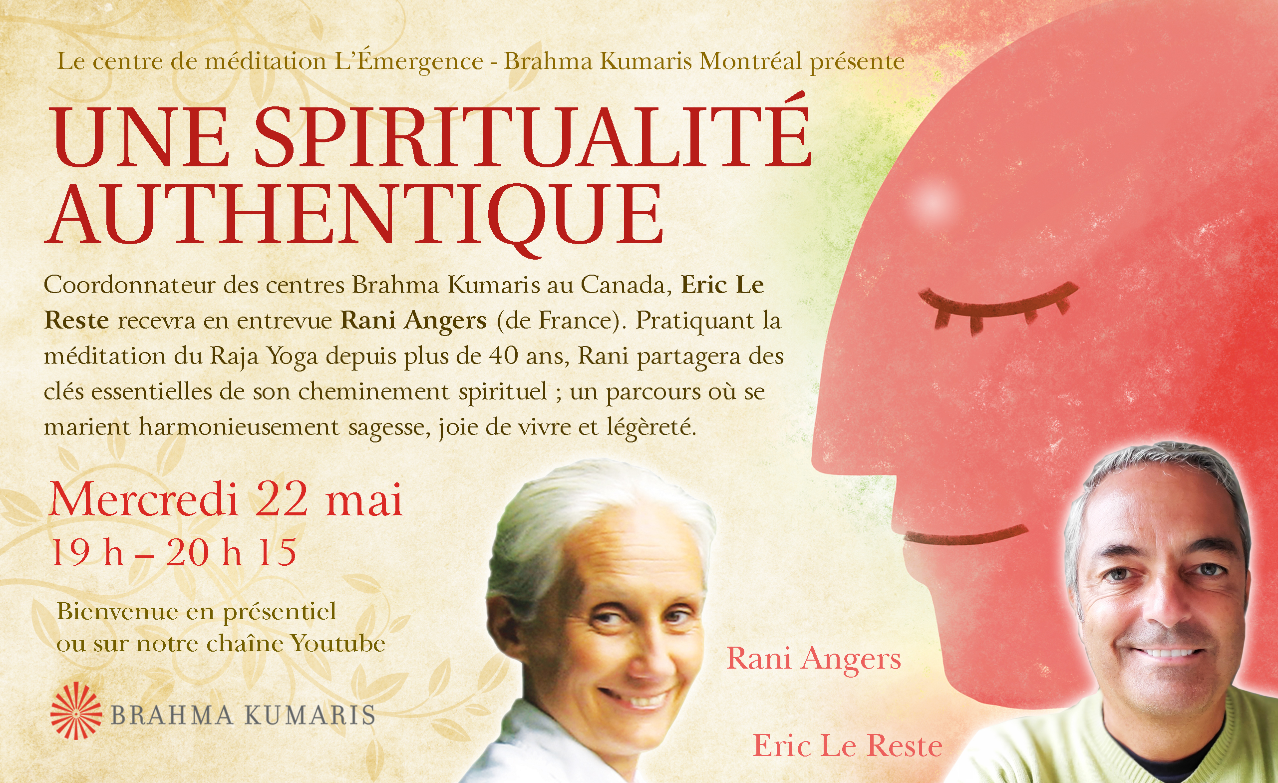 Entrevue : Une spiritualité authentique, avec Rani Angers