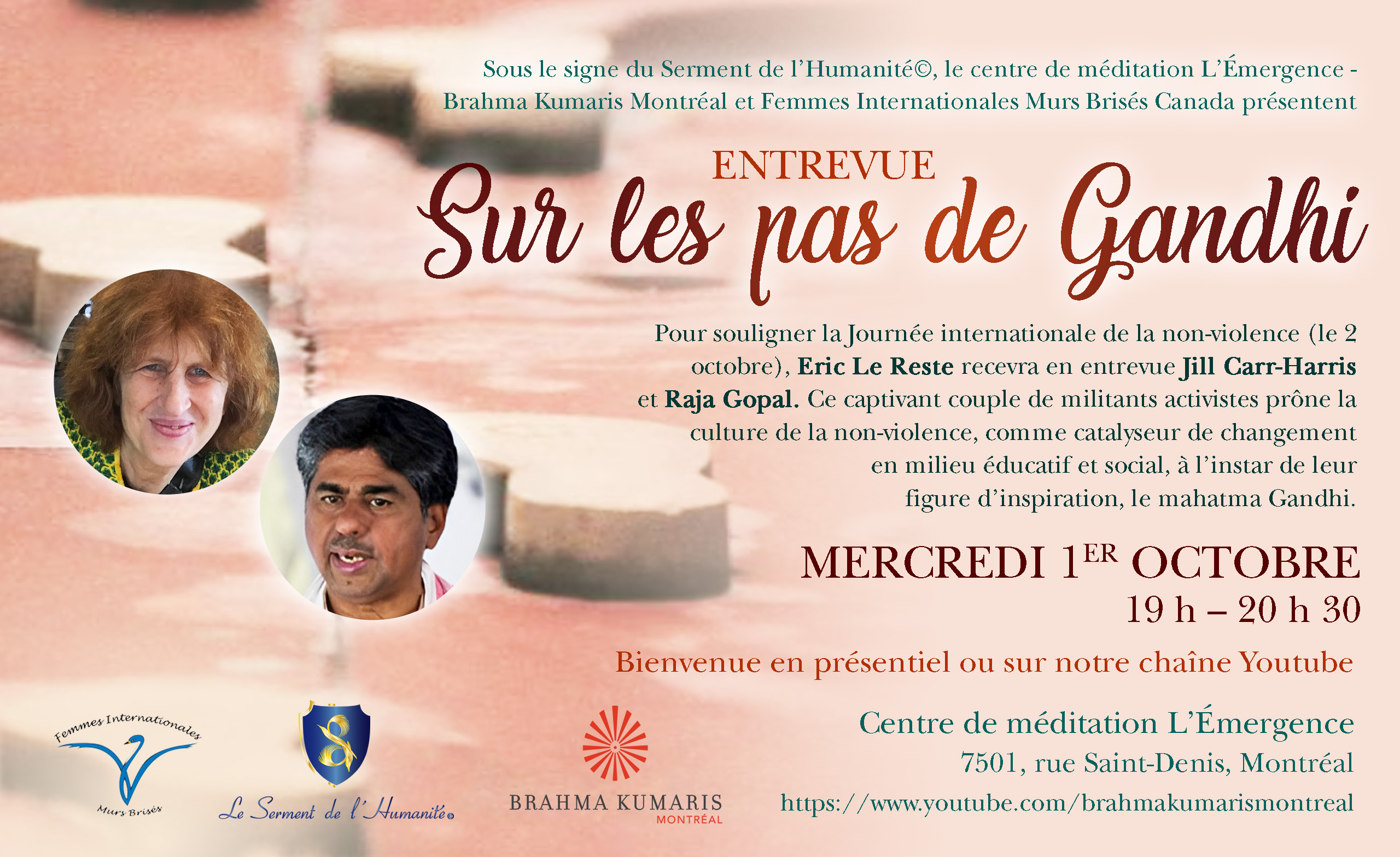 Soirée hommage à Brahma Baba, fondateur des Brahma Kumaris