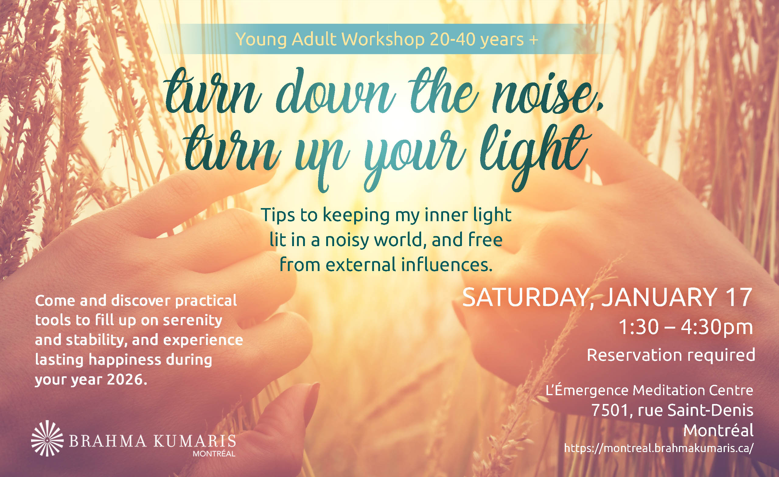In Person Workshop | Creating Your Future