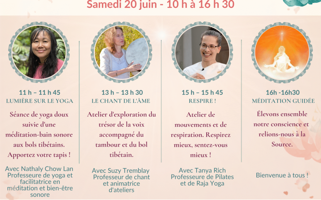 Célébrons le yoga ensemble – Événement spécial pour la Journée internationale du yoga