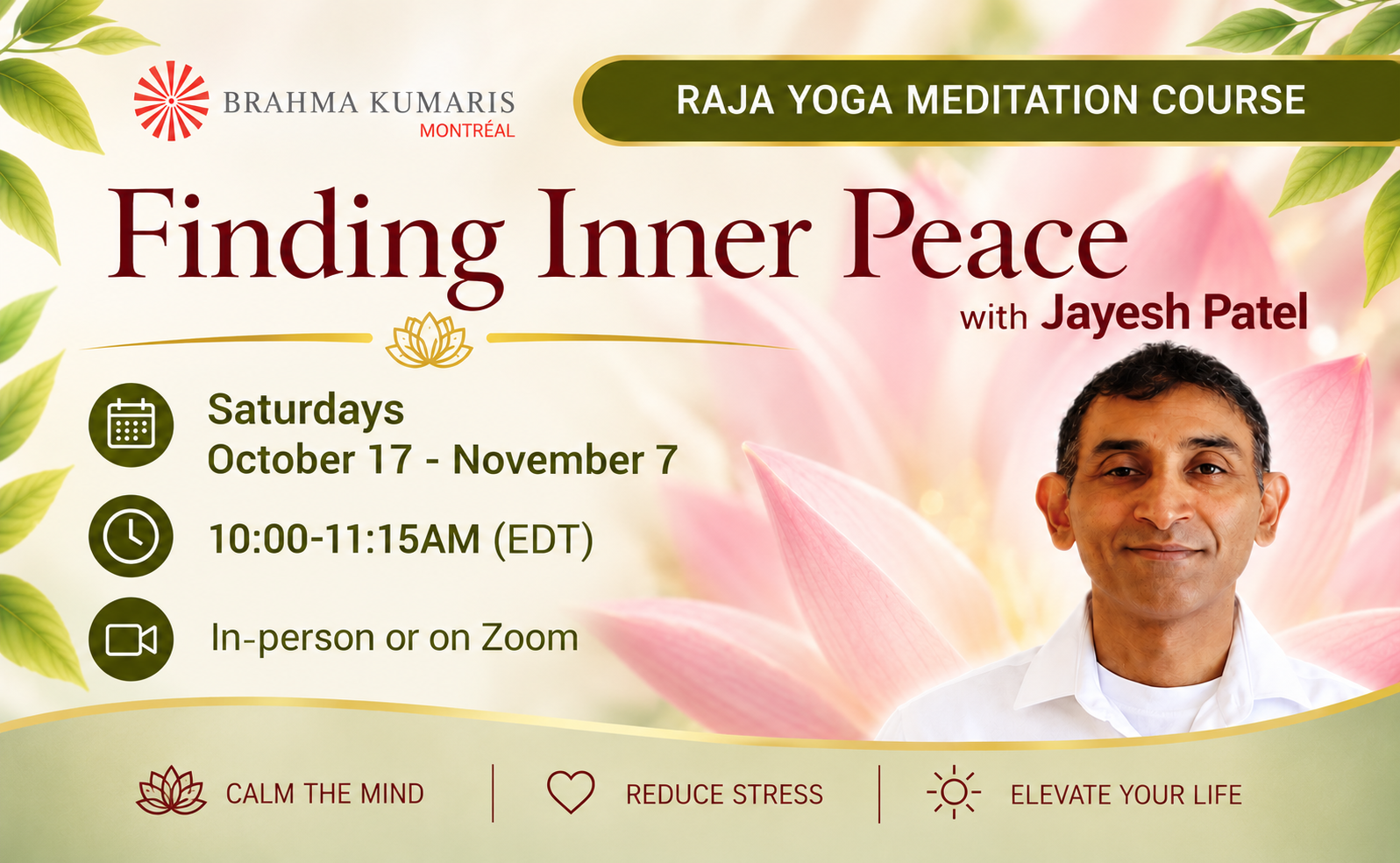 Meditation Course Raja Yoga Meditation Course ENGLISH